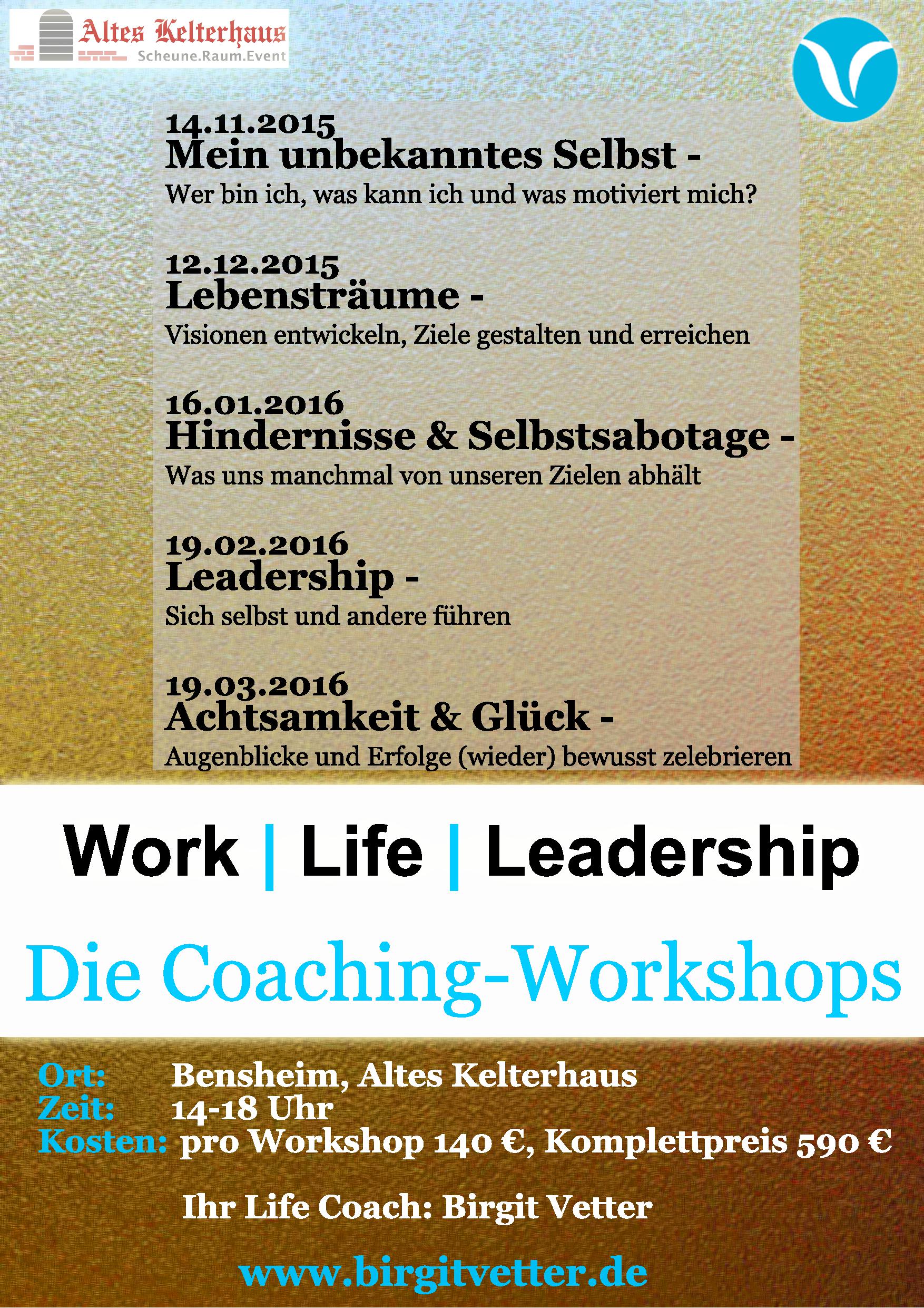 Work | Life | Leadership Workshop